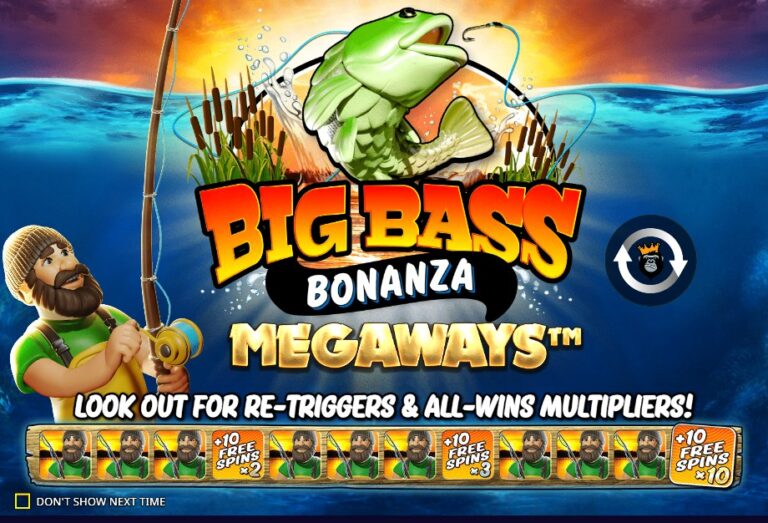 Screenshot 1 van Big Bass Bonanza Megaways